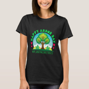 T-shirt Joyeux Jour des Arbor Chemise Arbre Planter Tee Jo