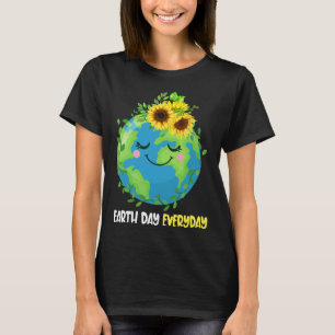 T-shirt Joyeux Jour des terres chaque jour 2023 Tournesol 