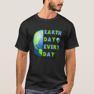 T-shirt Joyeux Jour des terres Jour des terres quotidien