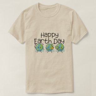 T-shirt Joyeux Jour des terres Vert érable cadeau de vacan