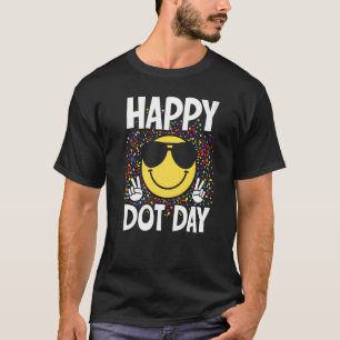 T-shirt Joyeux Jour Dot Polka Dot Colorée Hommes Femmes Ga