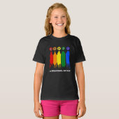 T-shirt Joyeux Jour du Point Les enfants peignent crayon j (Devant entier)