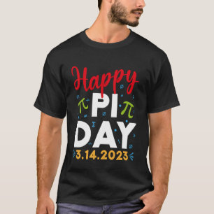 T-shirt Joyeux Jour Pi Mathématiques Mathématiques Enseign