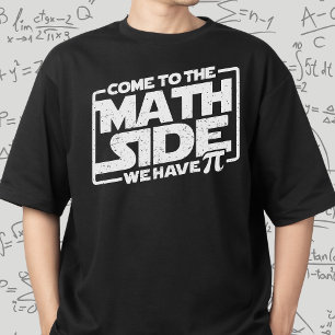 T-shirt Joyeux Jour Pi Venez À Math Côté Nous Avons Pi