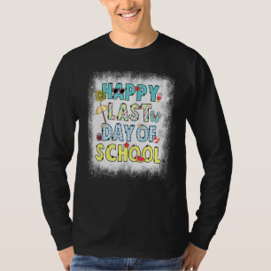T-shirt Joyeux Joyeux Jour De L'École Vibes De Plage Enfer