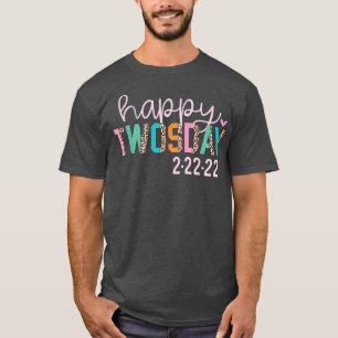 T-shirt Joyeux Jumeau 2022Février 22 2022 Jumeau