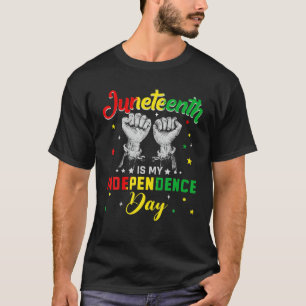 T-shirt Joyeux Junetdix Black Pride Retro Black Histoire