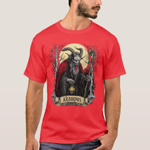 T-shirt Joyeux Krampus Monstre Noël Chaussons Horreur Evi