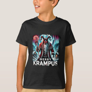 T-shirt Joyeux Krampus Mythique Noël Noël Noël Noël Horreu
