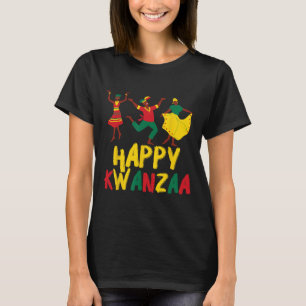 T-shirt Joyeux Kwanzaa Célébration de sept principes Afric
