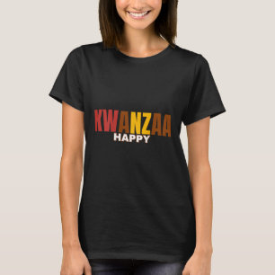 T-shirt Joyeux Kwanzaa Kinara-sept Principes De Kwanzaa (