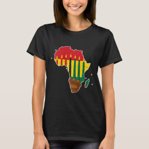 T-shirt Joyeux Kwanzaa Sept Principes Kinara Bougies Afri