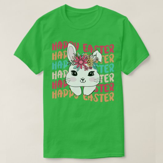 T-shirt Joyeux Lapin de Pâques (Design devant)