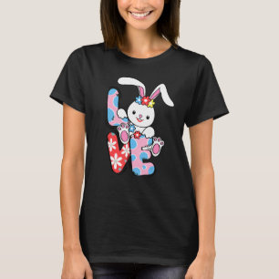 T-shirt Joyeux lapin de Pâques Amour OEufs Rabbit tenue