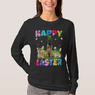 T-shirt Joyeux lapin de Pâques Belge Malinois Chien Soleil