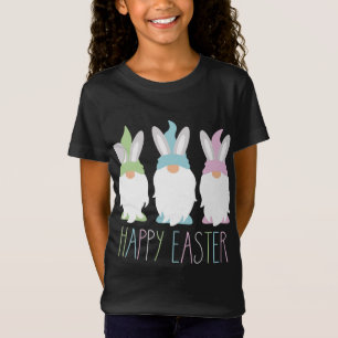 T-Shirt Joyeux Lapin de Pâques Ears Gnomes Correspondant