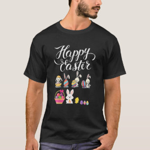 T-shirt Joyeux Lapin De Pâques Fête De Pâques Ou Catholiqu