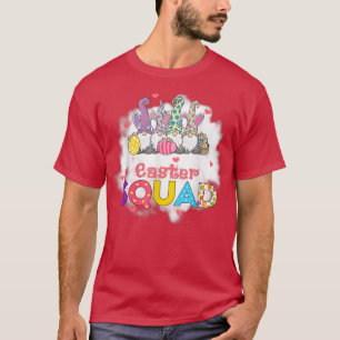 T-shirt Joyeux lapin de Pâques Gnomes Chasse d'Oeufs Escou
