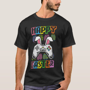 T-shirt Joyeux Lapin de Pâques Joueur