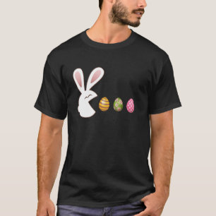 T-shirt Joyeux Lapin de Pâques Œuf Drôle Garçons Filles En