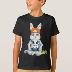 T-shirt Joyeux lapin de Pâques œuf drôle garçons filles en