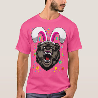 T-shirt Joyeux Lapin de Pâques Ours drôle Animal Christian