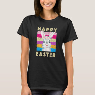 T-shirt Joyeux Lapin de Pâques Retro Rabbit Enfants Vêteme