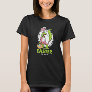 T-shirt Joyeux lapin de Pâques T Rex Dino Rabbit chasse au