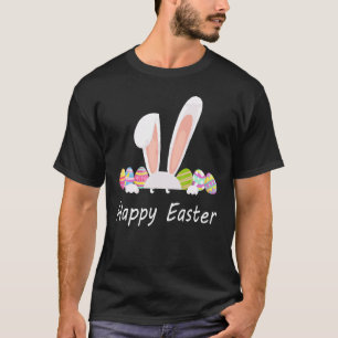 T-shirt Joyeux lapin de Pâques Trio femmes filles mignonne