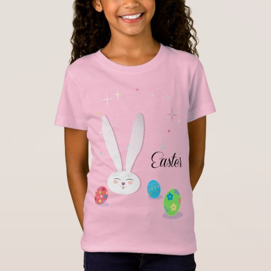 T-Shirt Joyeux Lapin Drôle De Pâques (Devant)