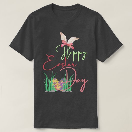 T-shirt Joyeux Lapin Drôle De Pâques (Design devant)
