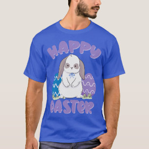 T-shirt Joyeux lapin lapin de Pâques face drôle Jour de Pâ