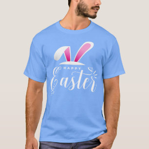 T-shirt Joyeux lapin lapin de Pâques face drôle Jour de Pâ