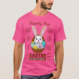 T-shirt Joyeux lapin lapin de Pâques face drôle Jour de Pâ