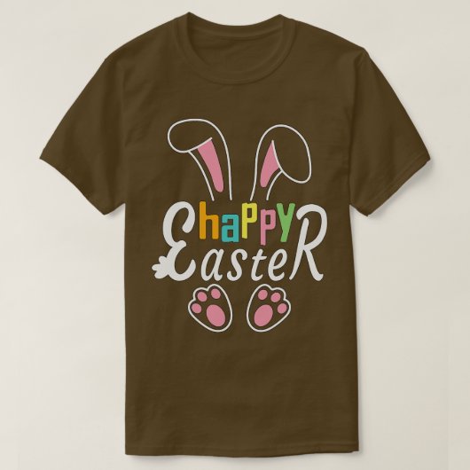T-shirt Joyeux lapin lapin de Pâques Funny Jour de Pâques (Design devant)