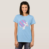 T-shirt joyeux lapin lapin lapin aux oeufs de Pâques (Devant entier)