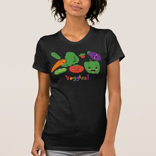 T-shirt Joyeux légumes (Devant)