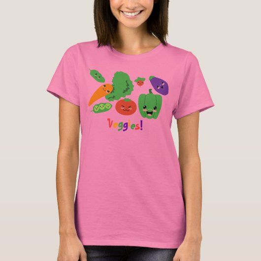 T-shirt Joyeux légumes (Devant)