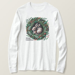T-shirt Joyeux lièvre de Noël