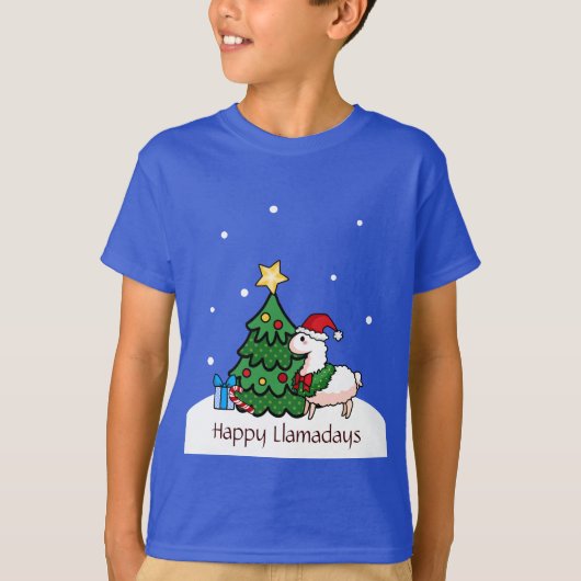 T-shirt Joyeux Llamadays (Devant)