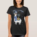 T-shirt Joyeux Llamakkah Hanoukka Llama Chanukah Alpaca Gi<br><div class="desc">Joyeuse Llamakkah Hanoukka Llama Chanukah Alpaca Filles Femmes</div>