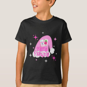 T-shirt Joyeux Mahjong Noël Chapeau de Père Noël Xmas Chin