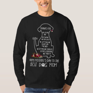 T-shirt Joyeux maman Fête des Mères maman chien
