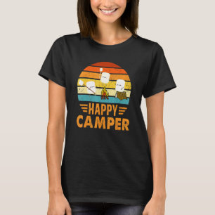 T-shirt Joyeux Marshmallow Camper Cute Pour Enfants Femmes