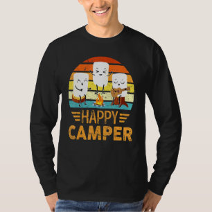 T-shirt Joyeux Marshmallow Camper Cute Pour Enfants Femmes