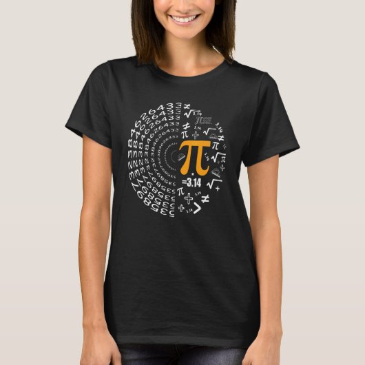 T-shirt Joyeux math de la journée Pi (Devant)