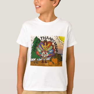T-shirt Joyeux Merci Vegan Thanksgiving Dinde