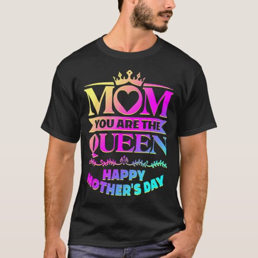 T-shirt Joyeux Mère Fête Mère Maman Maman Maman Maman Tu E (Devant)
