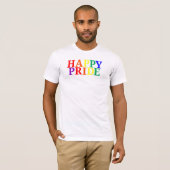 T-shirt Joyeux Mois de fierté (Devant entier)