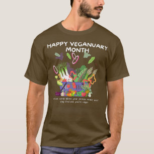 T-shirt Joyeux Mois de la Veganologie, Monde le Vegan Mois
